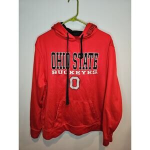 Ohio State Buckeyes Size L Red Hoodie Varsity Authentic Apparel University NCAA